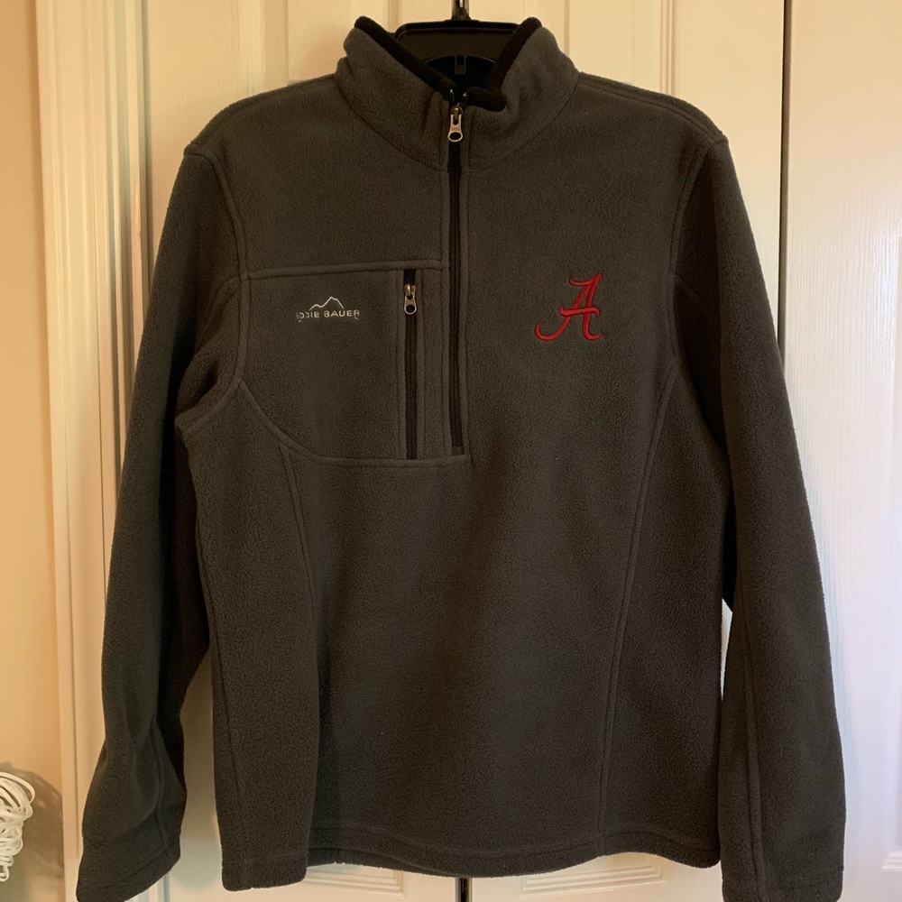 Alabama Eddie Bauer Fleece Quarter Zip